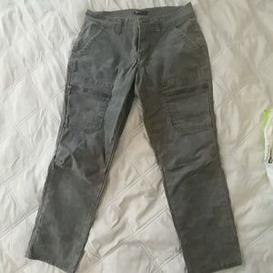 Camo snake print olive cargo pants